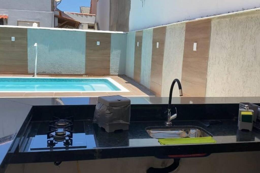 Casa Com Piscina, Grande E Espacosa No Condominio Dos Passaros กาโบฟรีโอ ภายนอก รูปภาพ